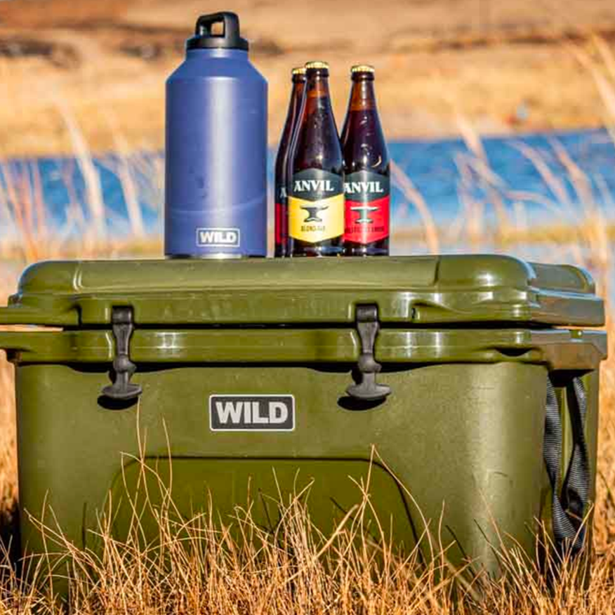 WC60 Hard Shell - Camo Green - WILD Coolers