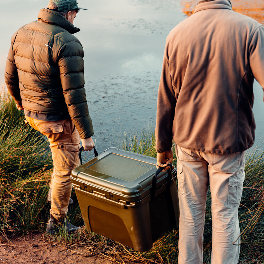 Hard Shell Cooler Box - WILD 60L Hard Shell - Camo Green