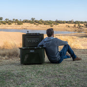 Hard Shell Cooler Box - WILD 60L Hard Shell - Camo Green